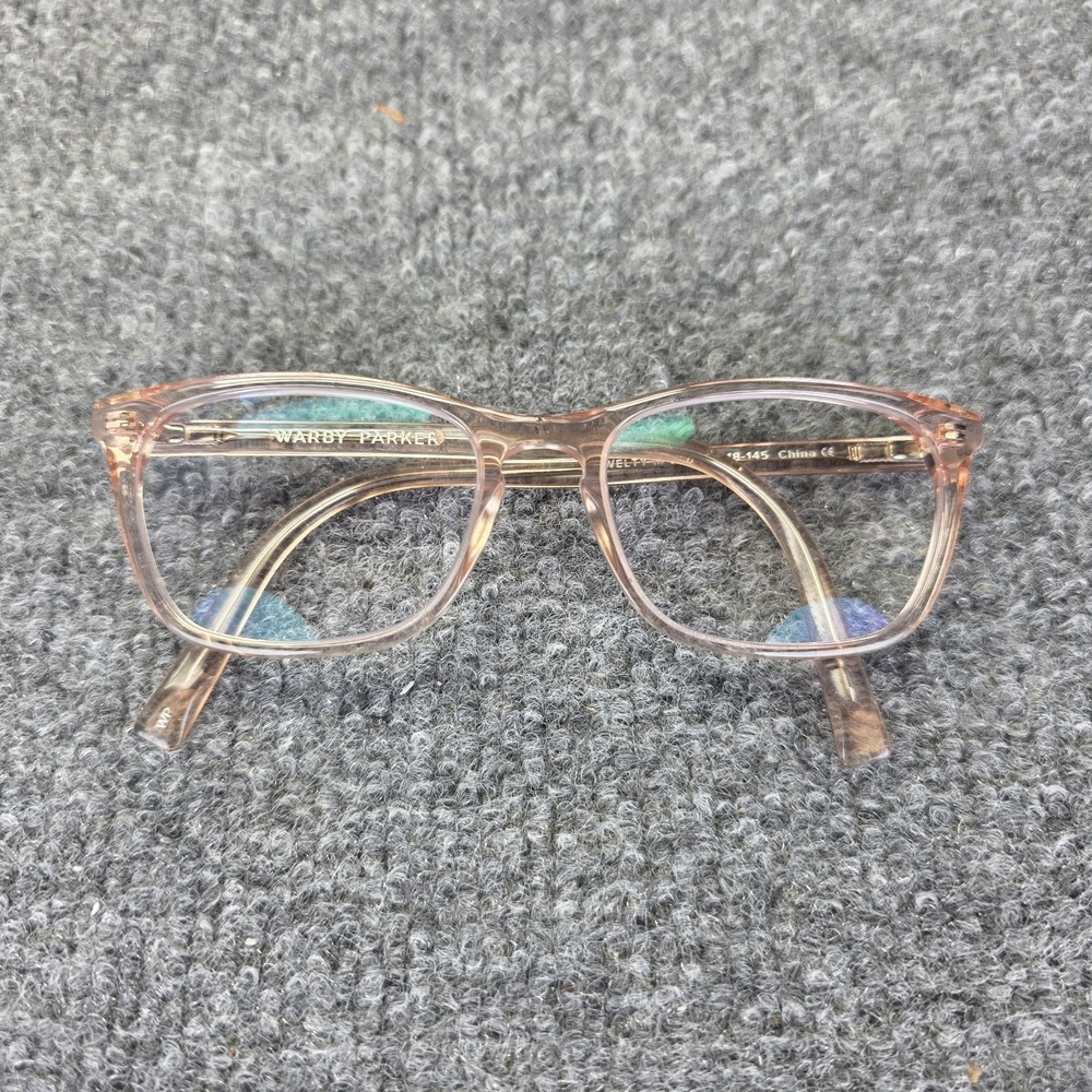 Warby Parker Welty M 600 Rose Crystal Eyeglasses Frames ONLY 52-18-145